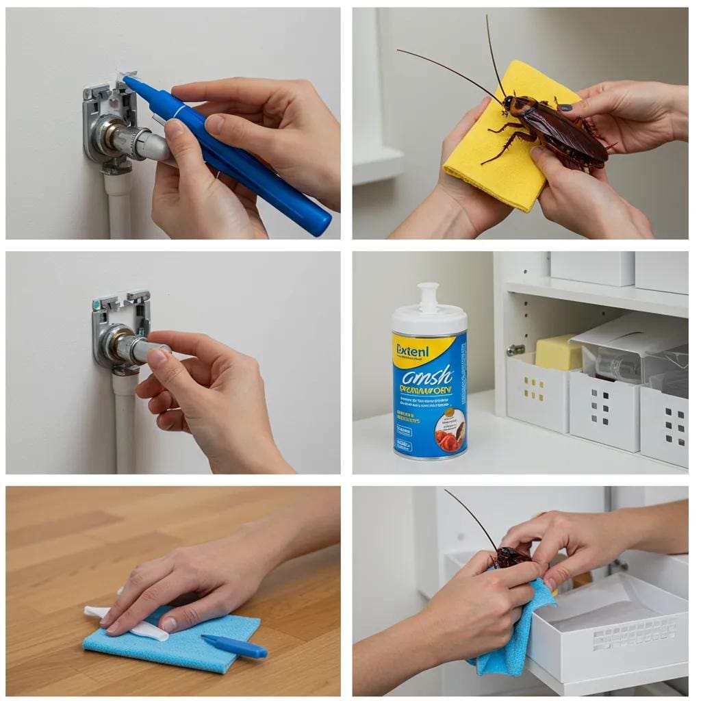 Practical methods for preventing cockroaches in a domestic setting