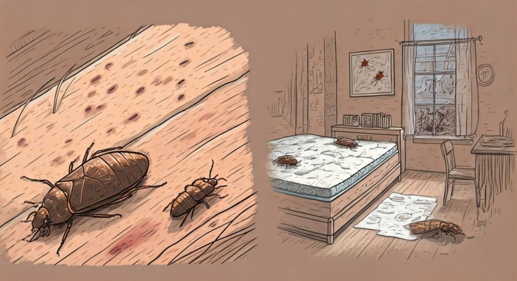 Bed bugs travel from place to place